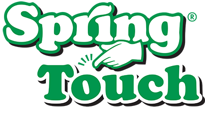 spring touch lawn and pest control logo