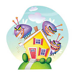 Belle Plaine spring touch perimeter insect control-truck